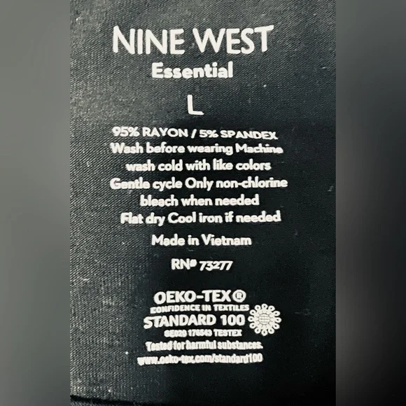 Nine West blouse  Sz Lg - Picture 3 of 3